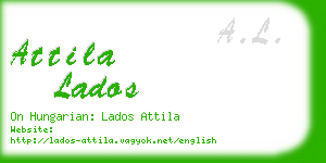 attila lados business card